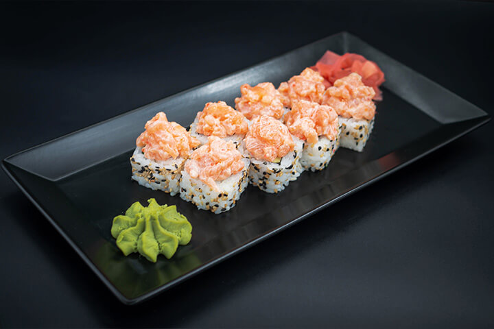 OK Sushi Iceberg Somon Rolls