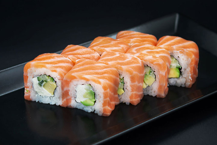 OK Sushi Philadelphia Maki Rolls